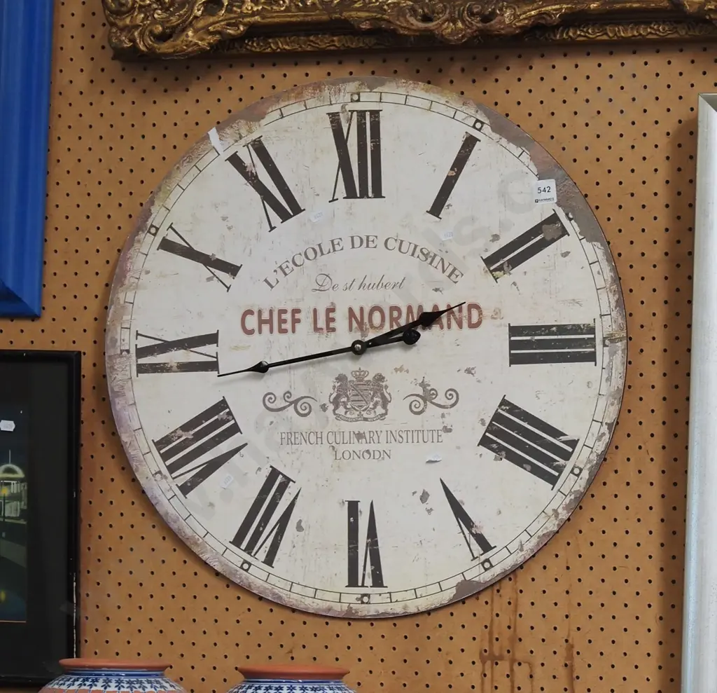 French themed wall clock Image 1++