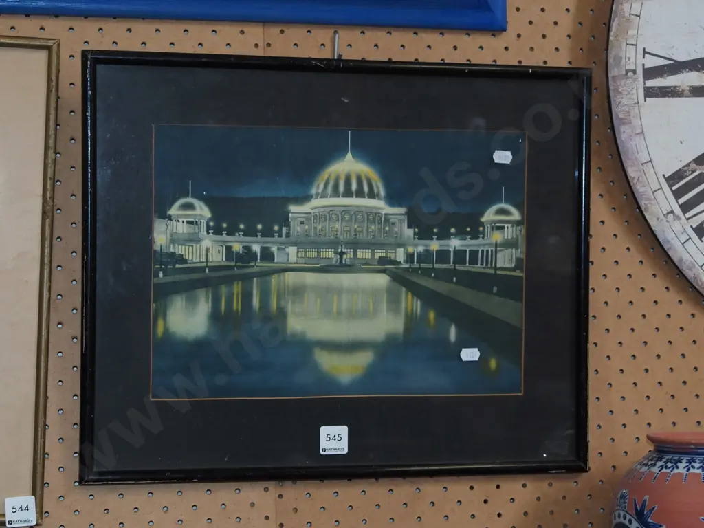 framed South Seas Exhibition print Image 1++