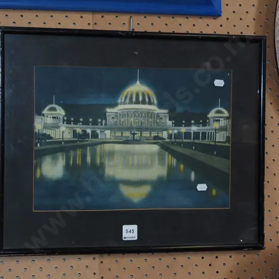 framed South Seas Exhibition print