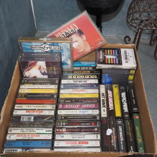 box; 1980s and other tape cassettes