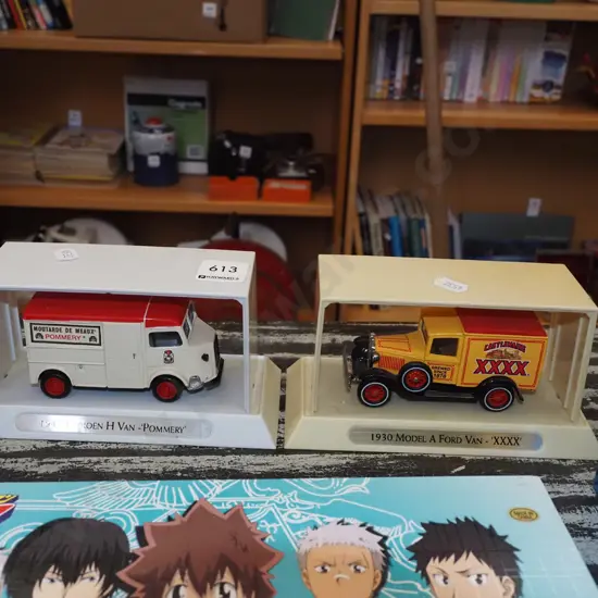 2x boxed model vehicles