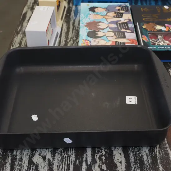 cast metal Scanpan baking dish