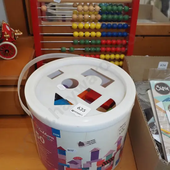 children's blocks, abacus