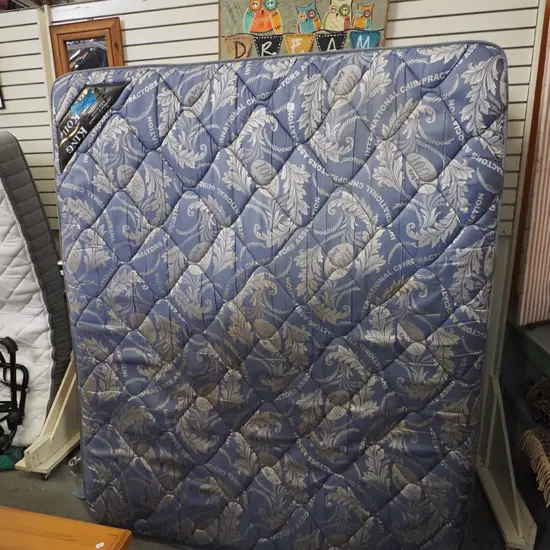 King Coil king bed base and mattress