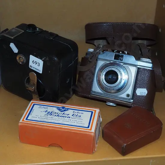 8mm cine camera, 35mm film camera