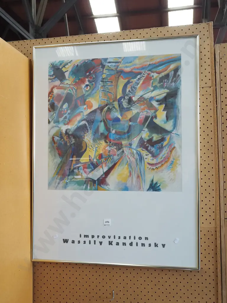 framed Wassily Kandinsky print Image 1++
