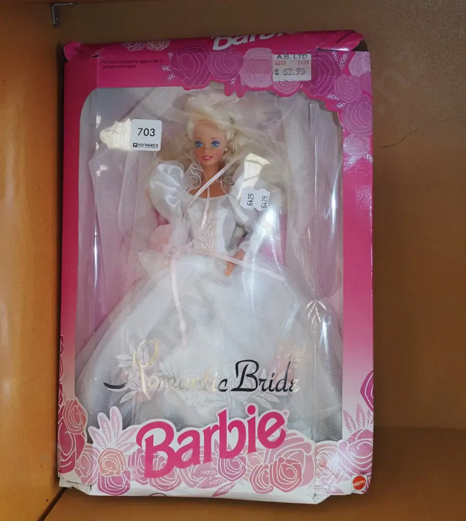 boxed Romantic Ride Barbie - box has damage Image 1++