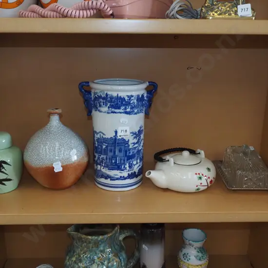 ginger jar, vases, butter dish etc