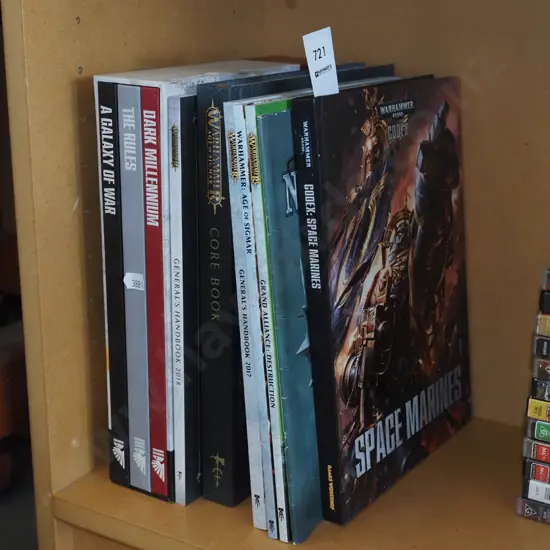 Warhammer game and code books