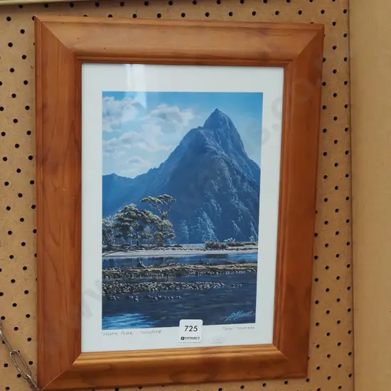 framed print - Mitre Peak