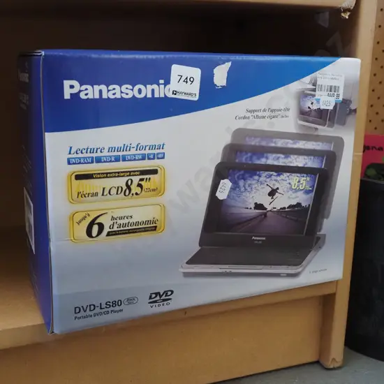 Panasonic portable DVD player as new 
