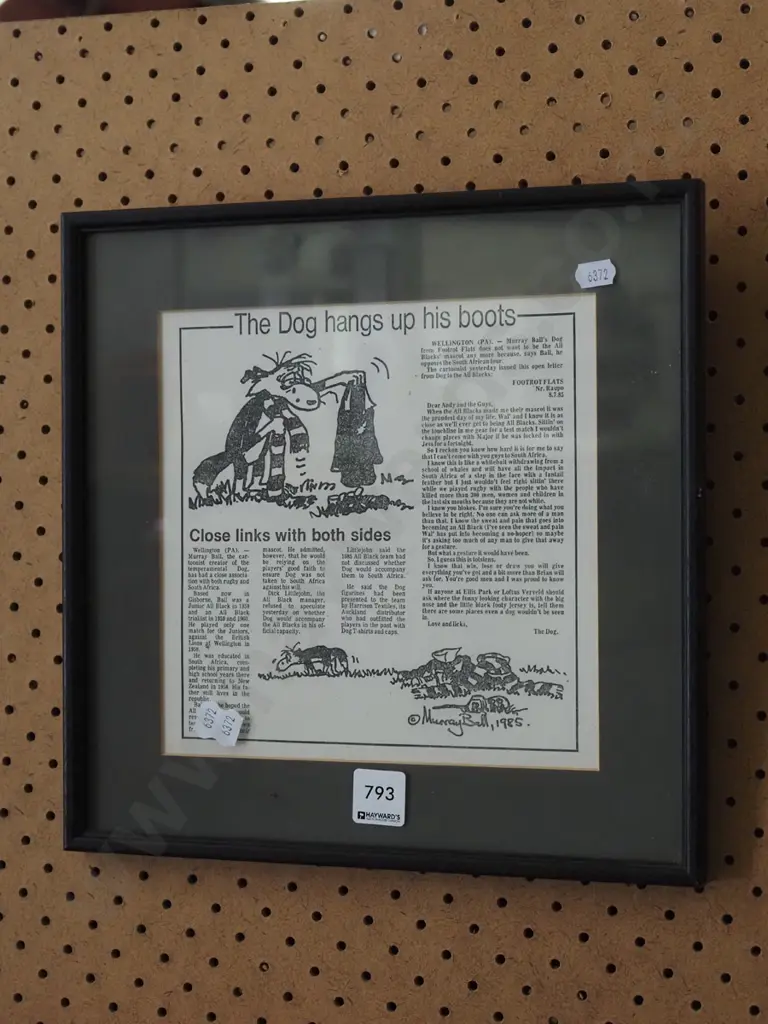 framed Murray Ball  print Image 1++