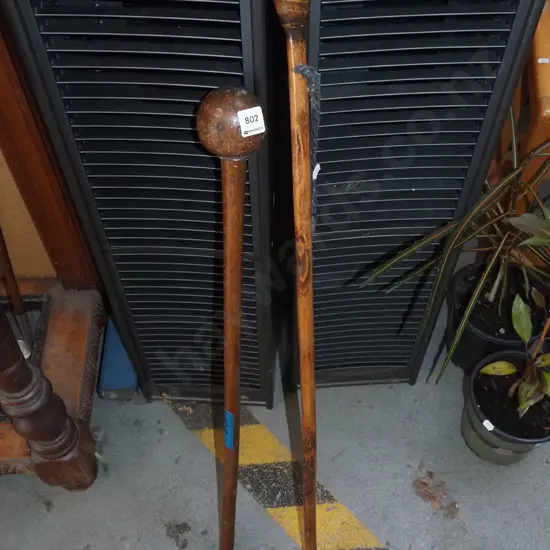 2x walking sticks