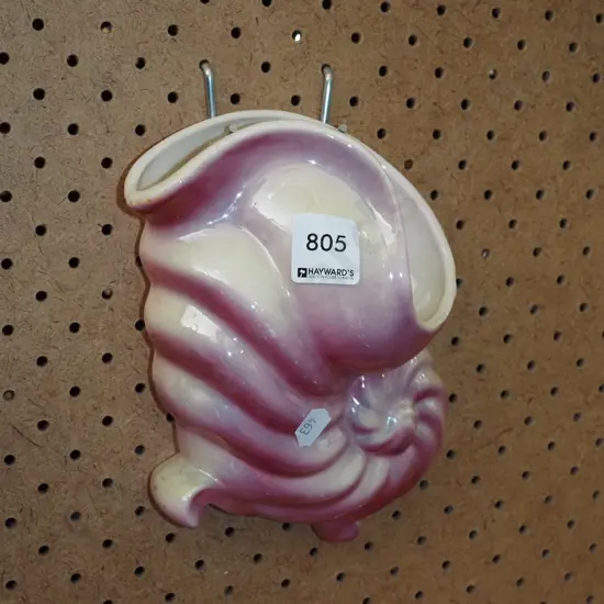 seashell themed pocket vase