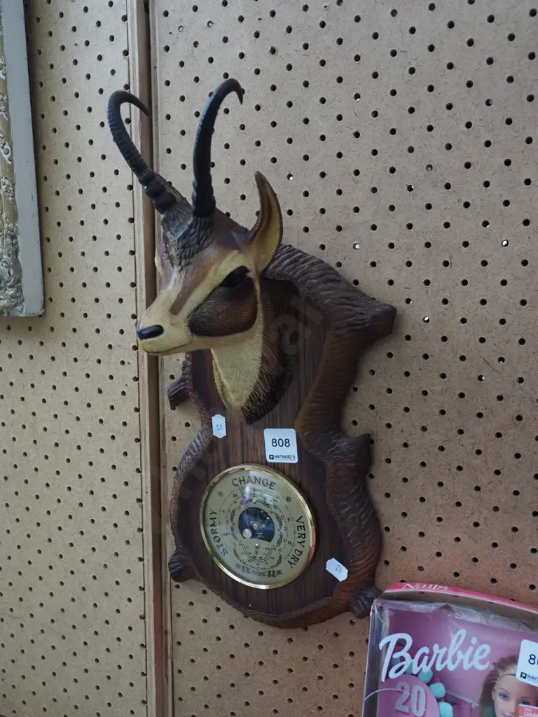 plastic goat themed barometer Image 1++