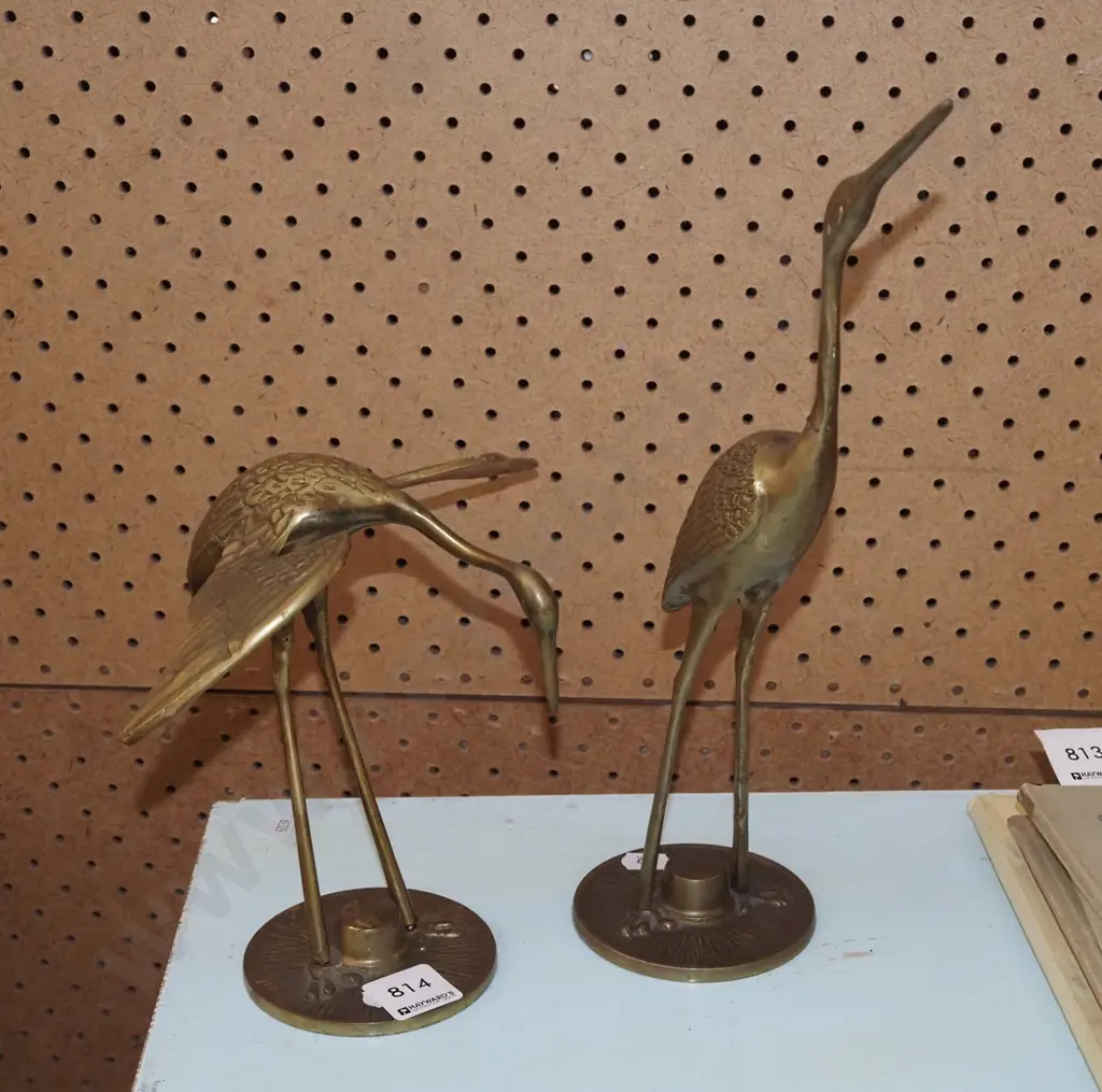 brass bird figurines H300 Image 1++