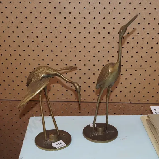 brass bird figurines H300