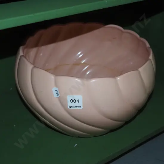 1980s pink ceramic jardiniere H190