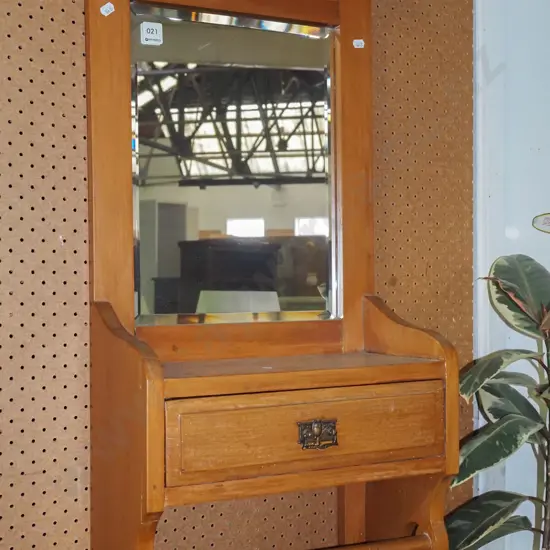 rimu wall mounted bathroom shelf unit