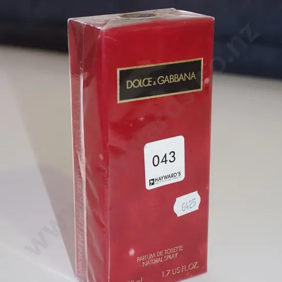 boxed Dolce & Gabbana eau de parfum 50ml