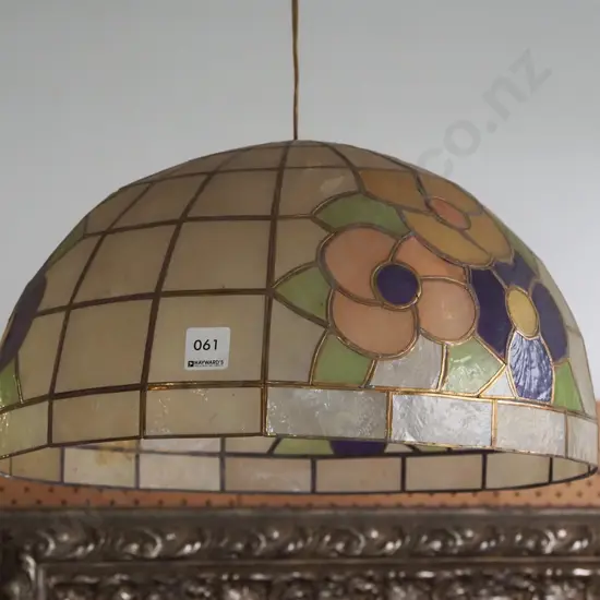 plastic leadlight hanging light shade