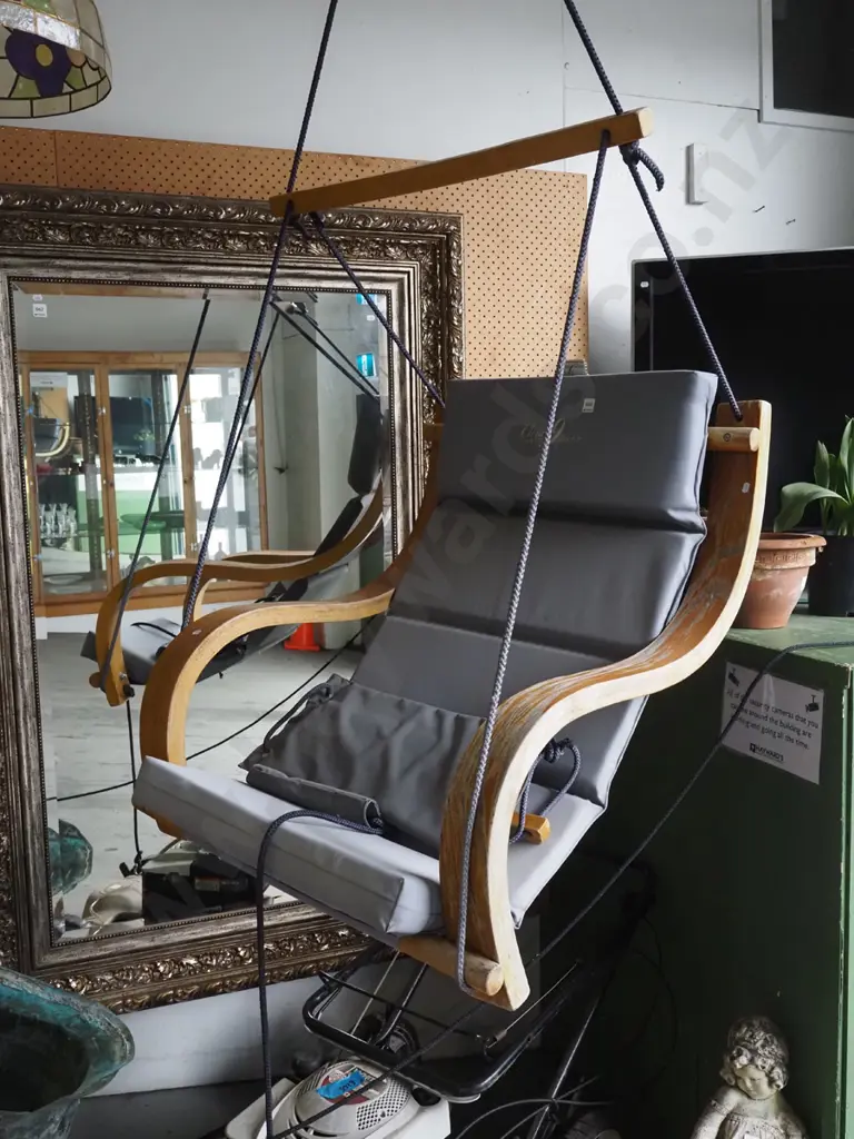 Cloud 9 Worlds Most Comfortable hanging chair with matching footrest Image 1++