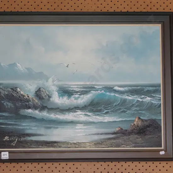 framed oil - sesacape - damage