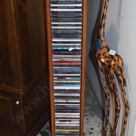 CD tower and CDs H830