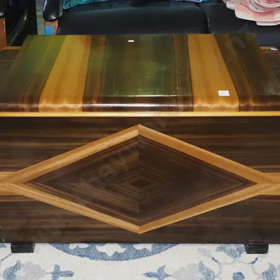 mixed timber blanket box H520 W920 D430