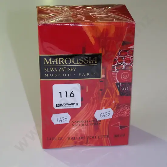 boxed Maroussia Slava Zaitsev eau de toilette 100ml
