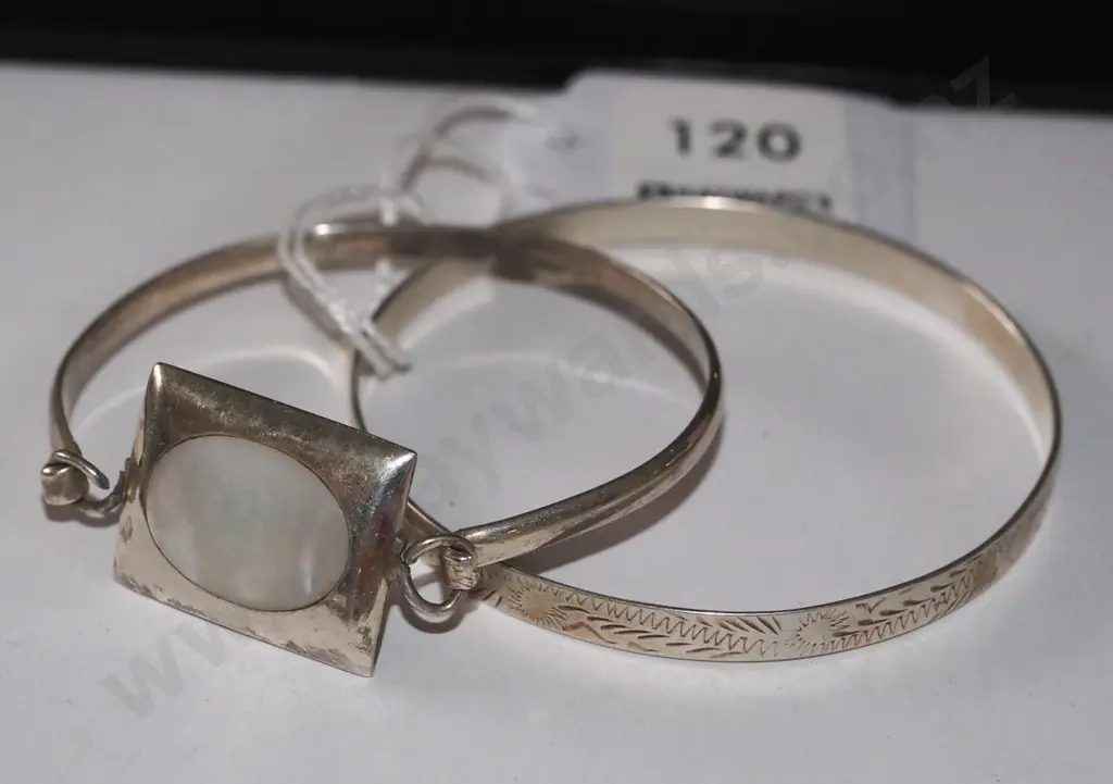 silver bangles Image 1++