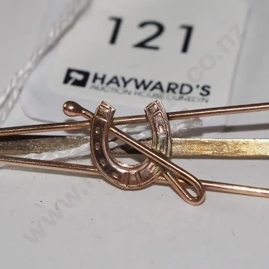 sterling silver horseshoe brooch