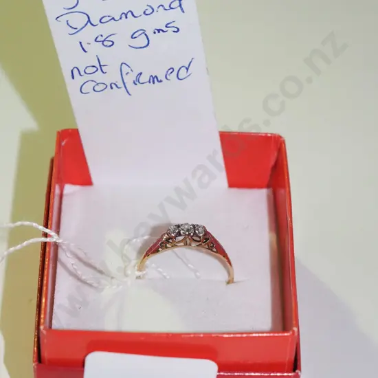 3x stone diamond? 1.8gm ring