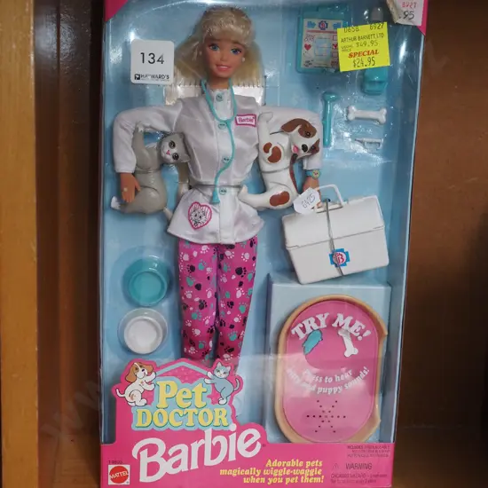 boxed as new Barbie Pet Doctor