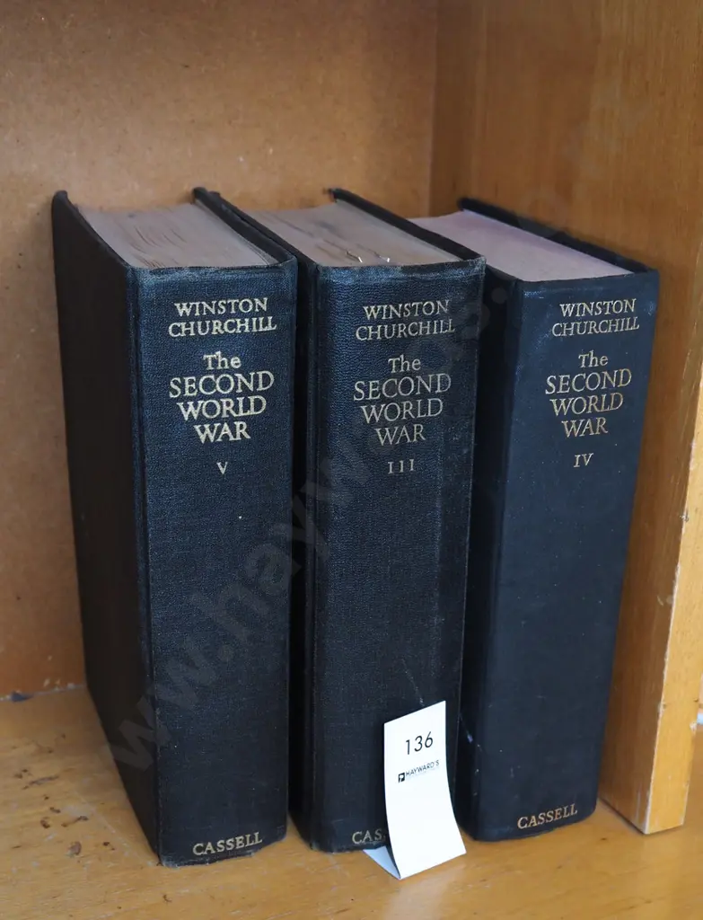 3x volumes of Winston Churchill History of WWII Image 1++