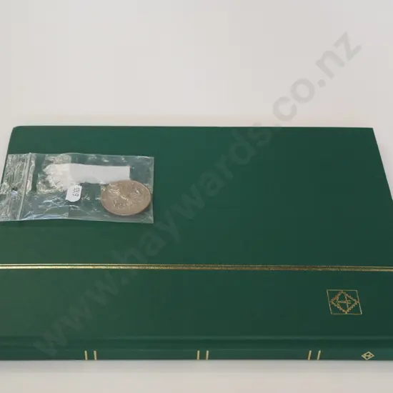 stamp album, Queen Elizabeth coin
