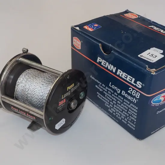 boxed as new Penn 268 Long Beach fishing reel