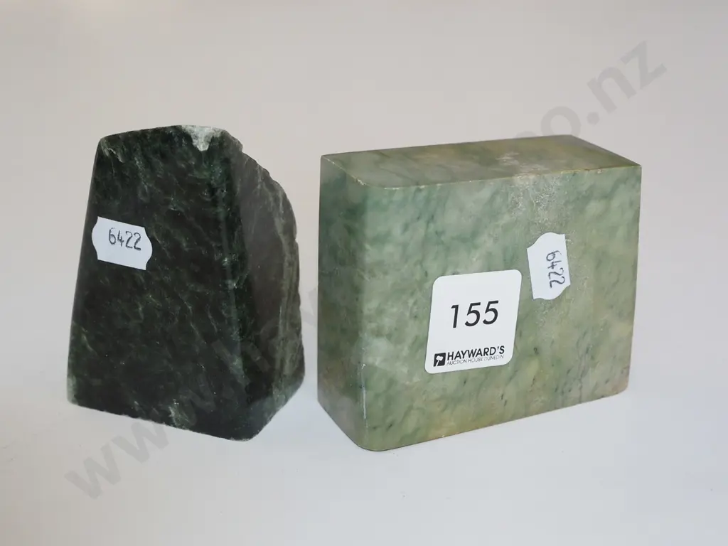polished and cut green stone Image 1++