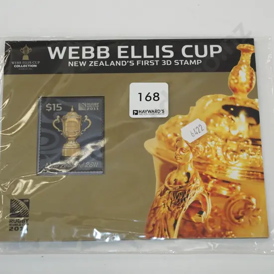 Webb Ellis 3D $15 stamp