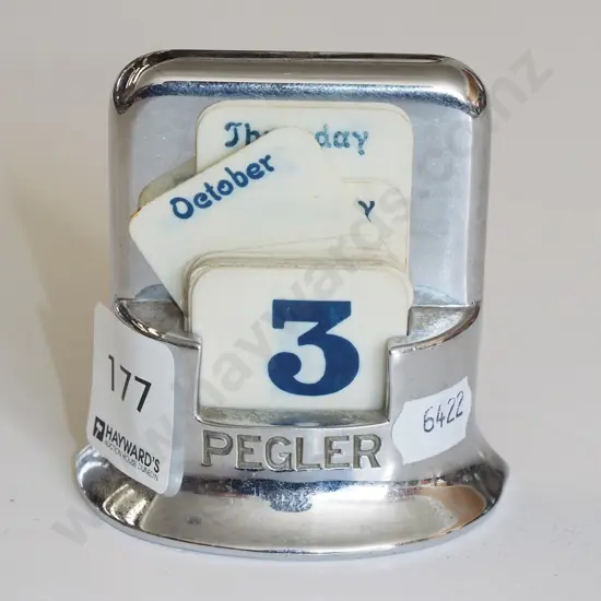 cast metal vintage perpetual calender