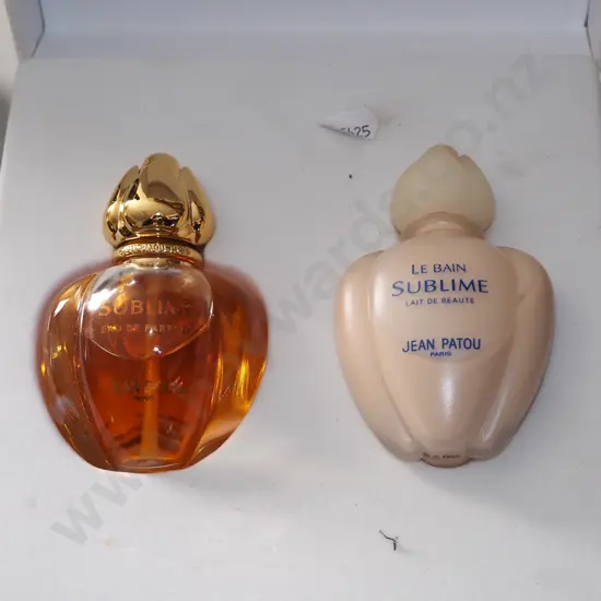   Jean Patou eau de toilette and lait de beaute box set