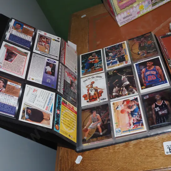 collector card album, basketball collector cards