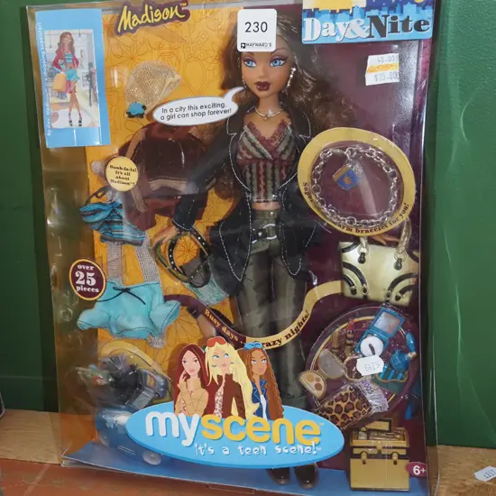 boxed as new My Scene Madison Day and Night doll