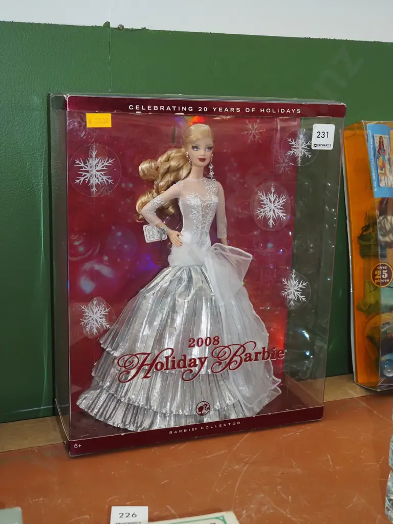 boxed as new Barbie Collector 2008 Holiday Image 1++