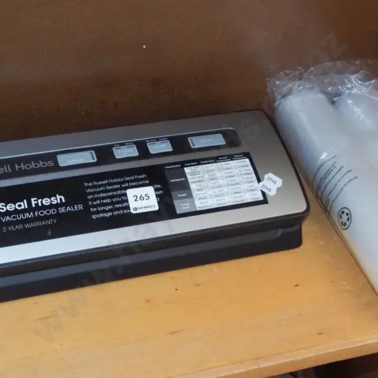 Seal Fresh vacuum sealer and additional rolls of bags