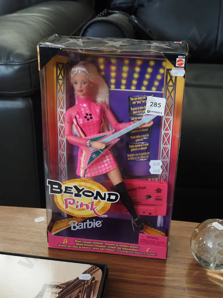 boxed Beyond Pink Barbie - slight damage to box Image 1++