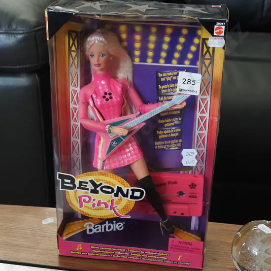 boxed Beyond Pink Barbie - slight damage to box