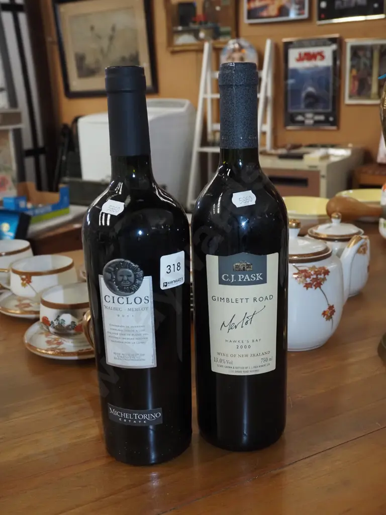 Gimblett Road cabernet merlot 2002, Ciclos Merlot  Argentina Image 1++