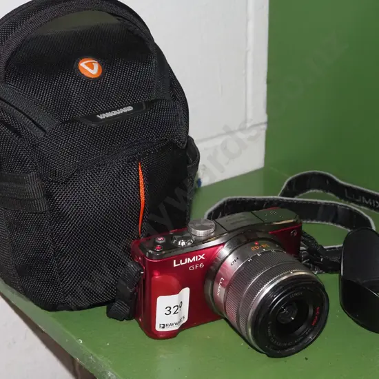 Lumix digital camera with carry case