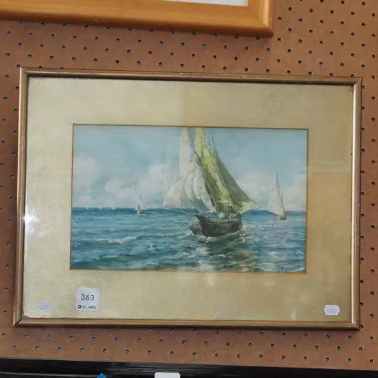framed print - yachts